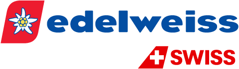 Edelweiss Air and Swiss Air logos
