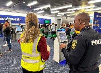 Airport Police work to spread awareness for Human Trafficking Prevention Month